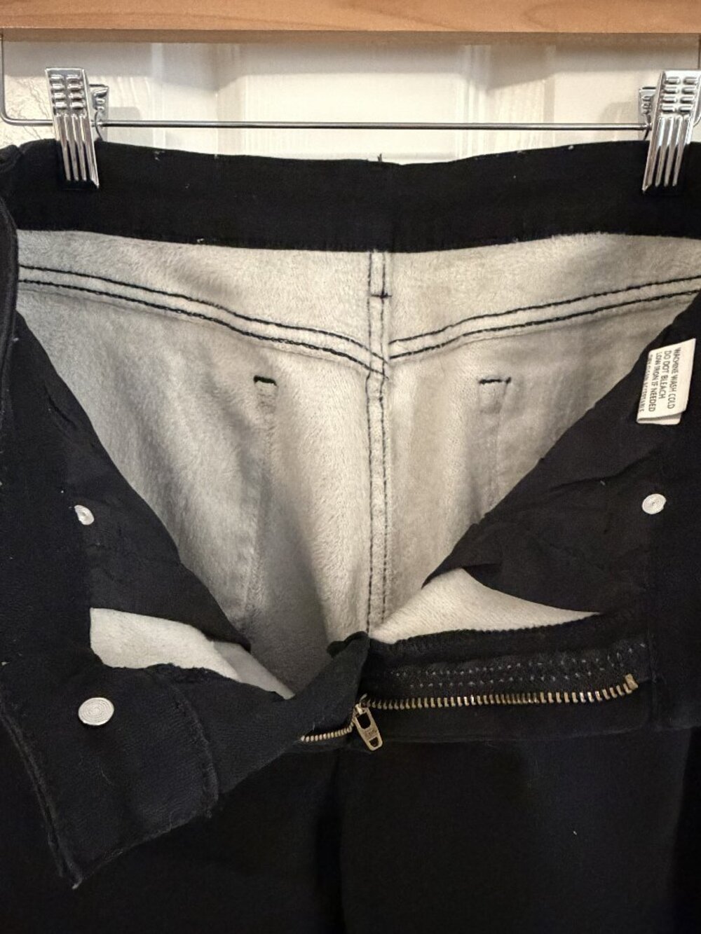Grapent Fleece Lined Stretchy Highwaisted Flare Jeans
